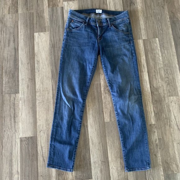 Hudson Women Jeans Nicole Ankle Skinny Size 29 Flap  Button Pockets - Picture 2 of 9